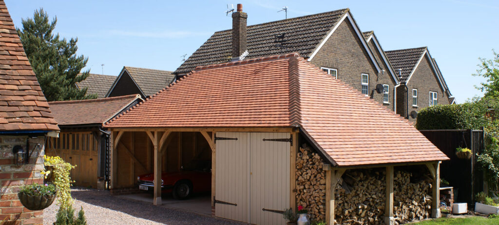 oak framed carports