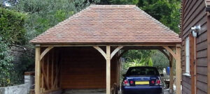 oak framed carport
